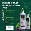 EKJOT HERBALS Neem Karela Jamun Juice - For Maintaining Blood Sugar Levels | Lowers Bad Cholesterol Levels | For Glowing Skin | 100% Natural - No Added Sugar (1L) view 2