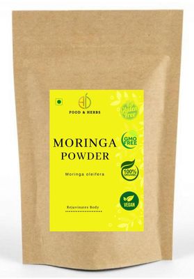 A D Food & Herbs Organic Moringa/Drumstick Plant/Moringa Oleifera Leaves Powder (50 Gms)