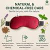 Aksobha Eye Mask For Migraine, Stress & Puffy Eye Relief | Handmade Hot & Cold Therapy Pack for Headache, Sinus & Insomnia | in (Assorted Colours) Eco-Friendly, Reusable, Plastic & Chemical-Free view 2