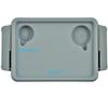 KosmoCare Universal Folding Walker Tray with Two Cup Holders and Tool Free Setup, Grey view 3