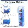 GMS 4 Times Per Day Weekly Slant Tray Pill Organizer - Includes 7 Removable Pill Boxes for Organizing and Reminding Medications While Traveling, Working, and Other Daily Activities (Blue) view 2