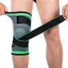 1PC Knee Support fessional tectives Sports Knee Pad Breathable Bandage Black+Grey L view 3