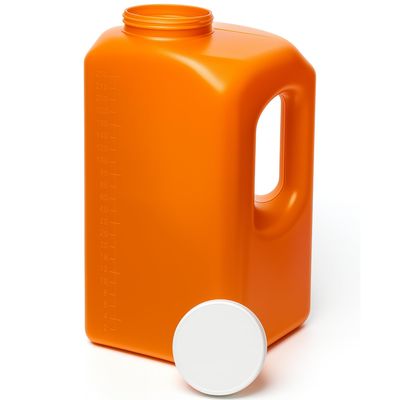 24-Hour Urine Collection Bottles with Easy-Grip Handle - Large Graduated Container for Overnight Collection with Wide Opening and Screw On Cover (1)