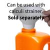 24-Hour Urine Collection Bottles with Easy-Grip Handle - Large Graduated Container for Overnight Collection with Wide Opening and Screw On Cover (1) view 4