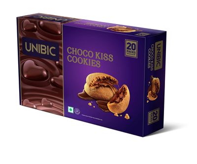 Unibic Cookies - Choco Kiss Chocolate Cookies, 250gm