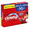 Close Up Toothpaste For Fresh Breath Triple Fresh 450G (150G X 3) view 1