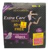 Extra Care Package 40 Orange Maxi Sanitary Pad FREE 1 Razor (PACK OF 3) view 1