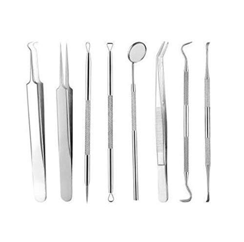 FORGESY DENTAL KIT 8PC Medical Equipment Combo WITH POUCH