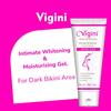 Vigini Natural Feminine Hygiene Intimate Lightening Whitening Hygiene Gel Women 100g. Wash Able Non Staining Non Itching Water Based view 2