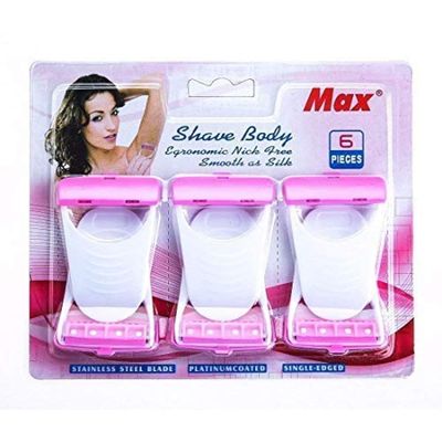 Evaluemart Max Disposable Body & Bikini Shaving Razor For Women