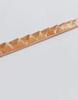 KESAR ZEMS Reiki Healing Pyramid Strip for Healing, Aura Cleaning Vastu Correction with 12 Pyramid (24 X 2 X 1 CM) Copper view 3
