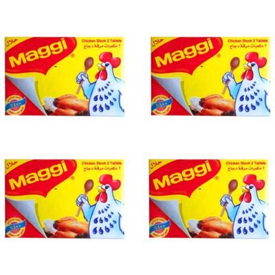 Maggi Chicken Cubes, 4 x 20g
