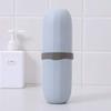 Portable Toothbrush Case Holder With Cup Container for Travel and Daily Use (Blue) view 3