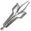 Americanails Ergo-Series Automatic Eyebrow Tweezers, ErgoTweez Stainless Steel Retractable Tweezers, Slant Tip Precision Facial Hair Remover, Professional Salon Tools view 1