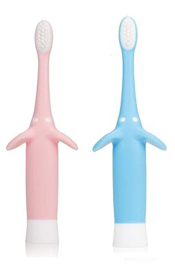 Dr. Brown's Infant-to-Toddler Toothbrush, Pink and Blue