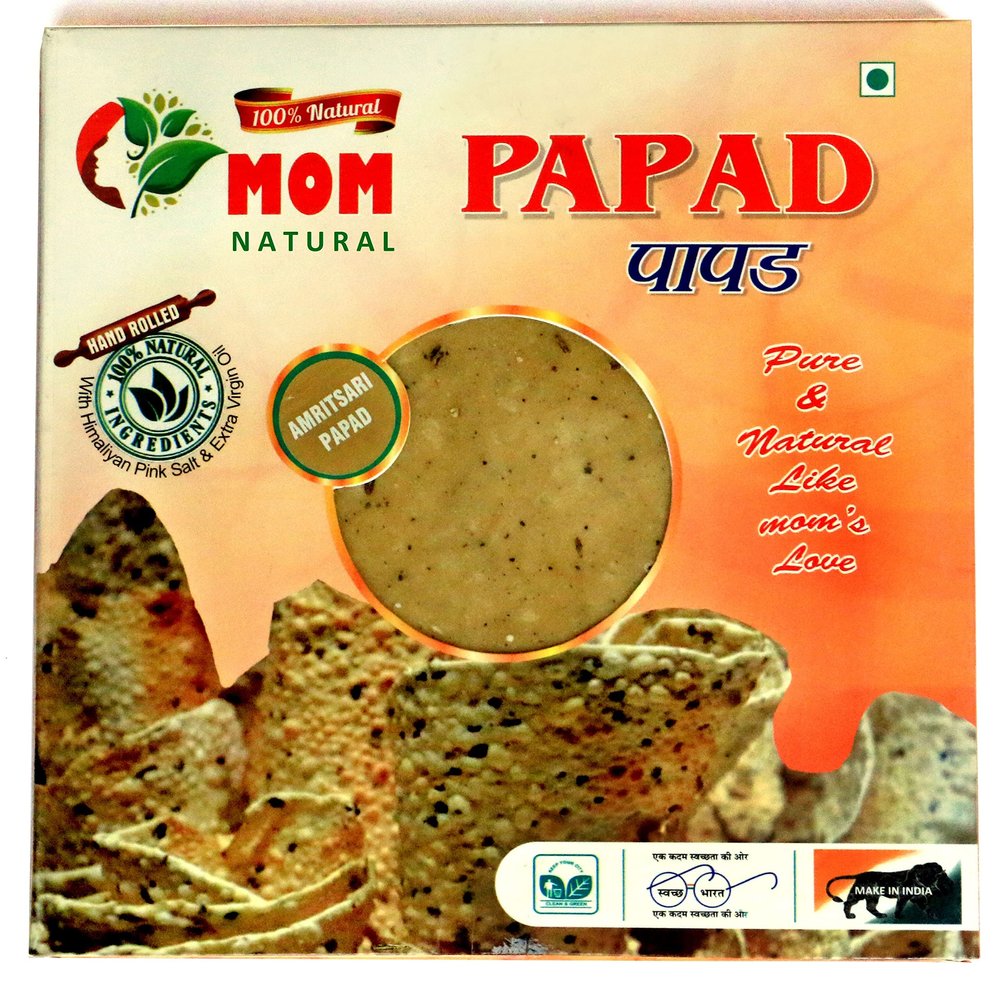 Amritsari - Urad Papad Handmade with All Natural Ingredients and No Preservative ( 200 GMS )
