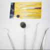 yeesport 6PCS Dental Tool Kit Stainless Steel Portable Professional Teeth Cleaning Tool Oral Care Kit view 4