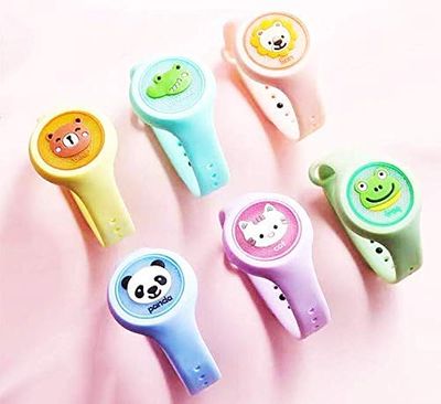 Kassy Pop Mosquito Repellent Natural Citronella Wrist Band Type | Outdoor & Indoor for Adults & Kids Insect Protection Multi Color