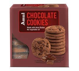 Amul Chocolate Cookies, 200Gm. (Pack of 2)