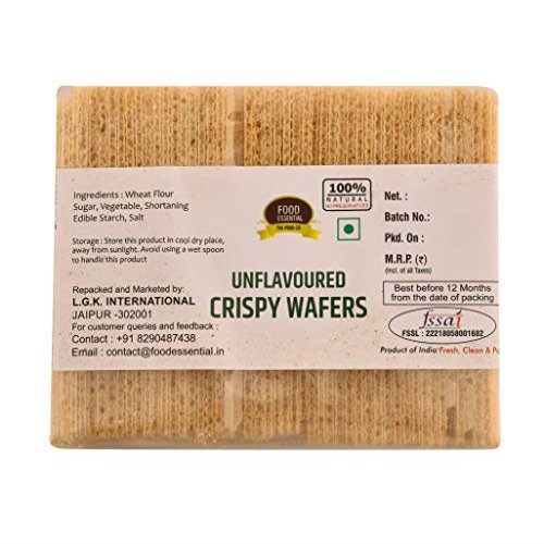Food Essential Unflavoured Wafers (Loose) 120 gm.