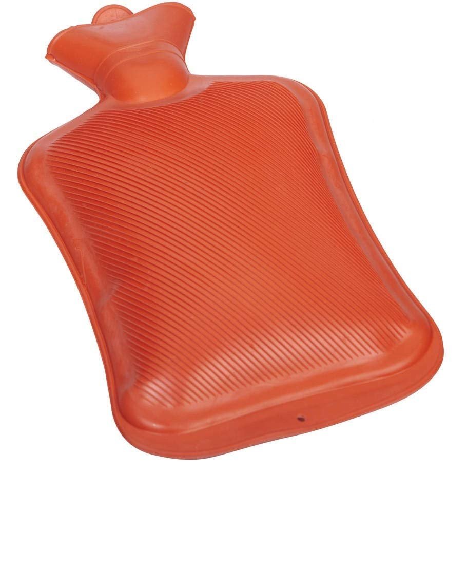 2V BROTHERS Rubber Hot Water Bags Non Electric Heating Bag Warm Bags Leakproof Rubber Bottle Massager for Body Ache Joint Muscular Cramps Menstrual Pain Relief 350ml