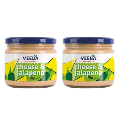 Veeba Cheese & Jalapeno dip, 300 g - Pack of 2