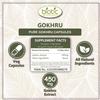 Biotic Natural Gokhru Capsules - Tribulus terrestris for Men Supplement - Gokshura Capsules Men 450mg Extract - 60 Veg Capsules view 4