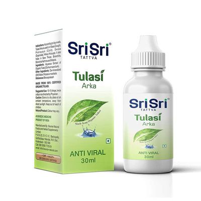 Sri Sri Tattva Tulasi Arka - Anti-Viral, 30ml (Pack of 4)