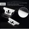 FOXSONIC 2pcs Replacement Ceramic Blades for 8081 WAHL Detailer T-WIDE Trimmer Blade 32 teeth with box (WHITE) view 2
