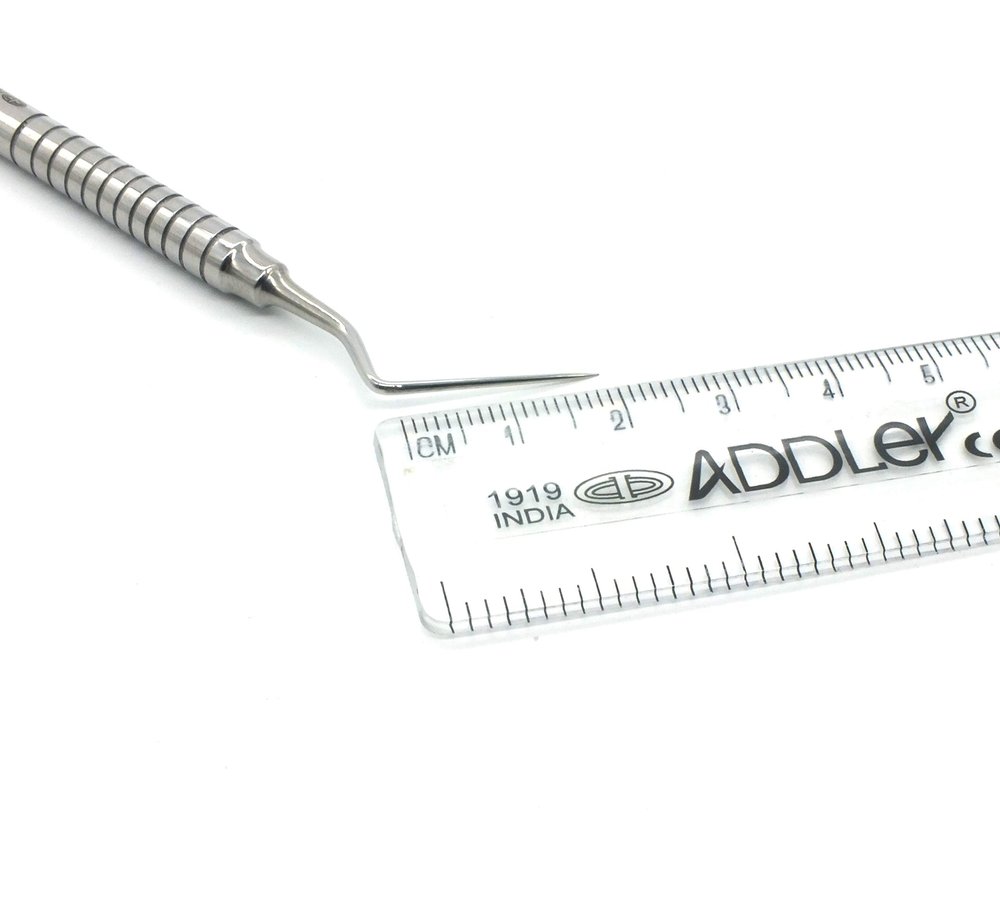 ADDLER Dental Endo Probe Single Ended. Premium Solid 6 MM. No Rust, No Slip Handle. life Time Anti Rusting Warranty.