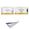 CUVLY Wax Waxing Hair Removal Hot Wax Kit,White Chocolate 600g + Chocolate Wax 600g + strip 70pcs + knife Wax Combo Kit (Pack of 4) view 1