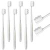 Adult Extra Soft Toothbrush with 20000 Soft Bristles, (Pack of 6) Micro Nano Manual Toothbrushes for Protect Sensitive Gums - White view 1