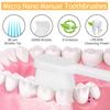 Adult Extra Soft Toothbrush with 20000 Soft Bristles, (Pack of 6) Micro Nano Manual Toothbrushes for Protect Sensitive Gums - White view 4