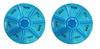 Aktive Life Round Portable Pill Medicine Organiser Reminder Storage Box for 7 Days - Pack of 2 view 1