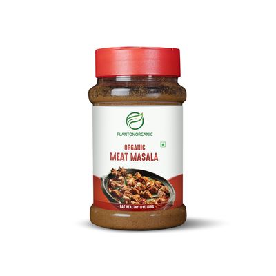 Plantonorganic |100% Organic | Meat/Mutton Masala (100g) | Easy to Cook