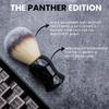 RUBAB MEN Premium Soft Shaving Brush for Men |Panther Edition| - Experience Luxury Shaving with Cruelty-Free Bristles & Elegant Solid Grip Black-Toned Handle | Handcrafted with Passion view 2