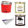 CUVLY Waxing Kit Combo (Wax Heater + White Chocolate Wax (600 gm) + Chocolate Wax (600 gm) + Wax Strips (70) + Wax Spatula + Sponge) view 1