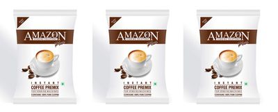 ATLANTIS 3 In 1 Plus Coffee Premix, Instant Coffee Premix Powder Packet (Premix contains Milk, Coffee And Sugar) 3 Kg For Vending Machines