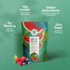 GREEN PROTEIN Plant Protein Isolate Powder, Vegan Plant Protein, No Added Sugar, 100% Vegan, Soy Free, Dairy Free, Gluten Free, Allergen Free, Watermelon Flavor, 15g Protein Per Serving, Pouch (500g) view 3