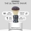 RUBAB MEN Luxuriously Soft Shaving Brush for Men |Bomber Edition| Experience Premium Cruelty-Free Bristles and Stylish Grey Bomber-Toned Ergonomic Handle | Hand-crafted with Passion in India view 2
