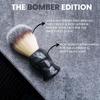 RUBAB MEN Luxuriously Soft Shaving Brush for Men |Bomber Edition| Experience Premium Cruelty-Free Bristles and Stylish Grey Bomber-Toned Ergonomic Handle | Hand-crafted with Passion in India view 3