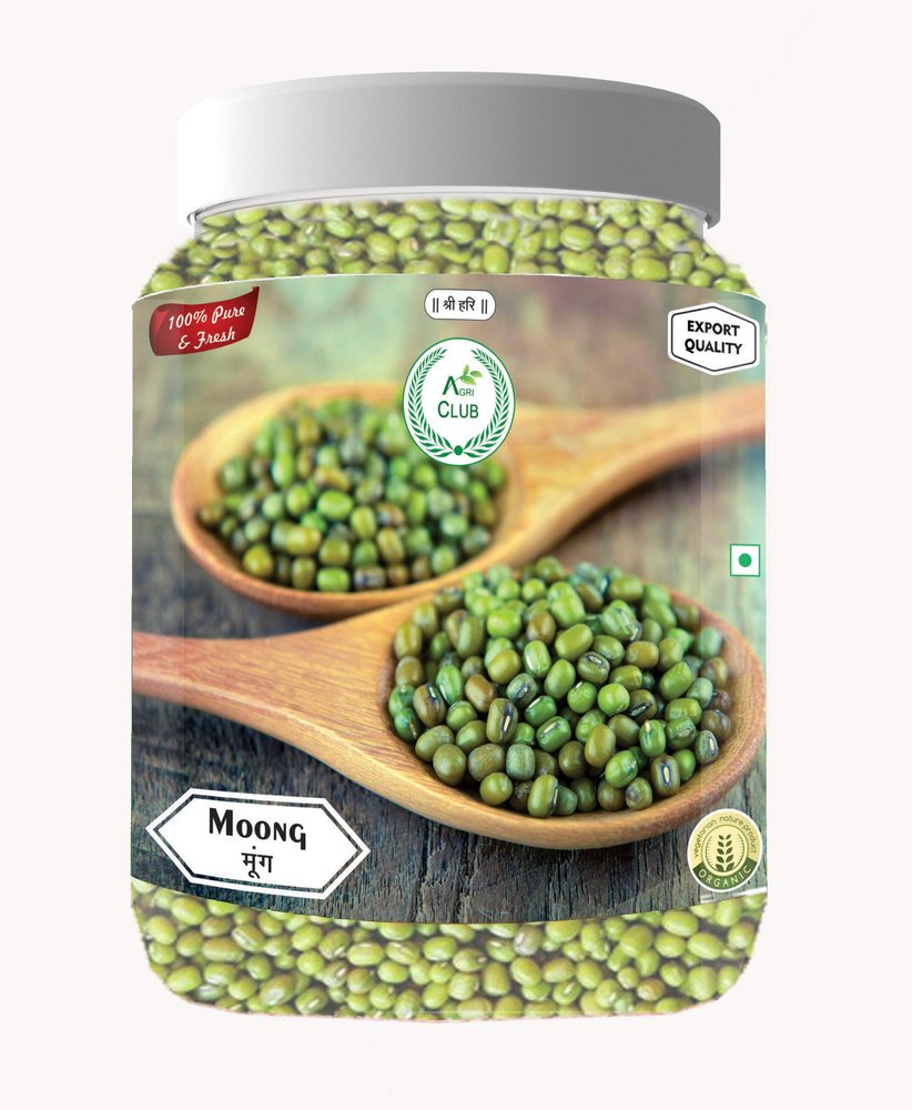 Agri Club Green Moong Dal Whole, Sabut Moong Dal 800gm