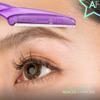 Almost Famous Women's Face Exfoliator Beauty Razors For Face Hair Removal, Razor Trimmer for Eyebrow, Face, and Neck, Beauty Groomers - Purple (Pack of 6) view 2