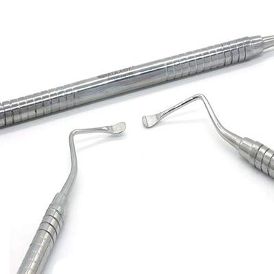 ADDLER Dental Spoon Curette Big Double Ended. Premium Solid 6 MM. No Rust, No Slip Handle. life Time Anti Rusting Warranty.