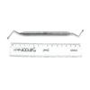 ADDLER Dental Spoon Curette Big Double Ended. Premium Solid 6 MM. No Rust, No Slip Handle. life Time Anti Rusting Warranty. view 2