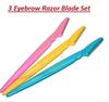 Envogue 3 Pcs Accessories Stainless Steel Eye Brow Razor Random Color view 2