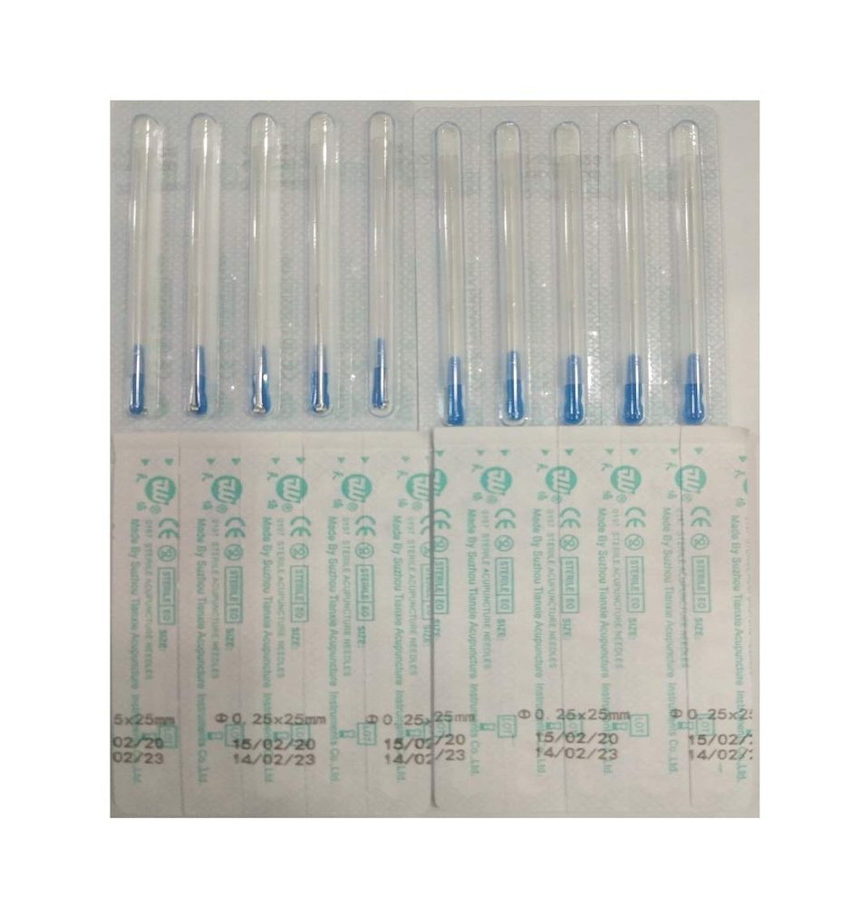 ACi Acupuncture Needles for Single Use Pack of 100 Needles (0.25 x 40)
