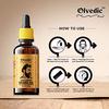 Olvedic Beard and Hair Growth Oil -30 ml for faster growth and thicker look | Natural Actives Only | No Harmful Chemicals | Best Oil for Patchy and Uneven Beard view 4