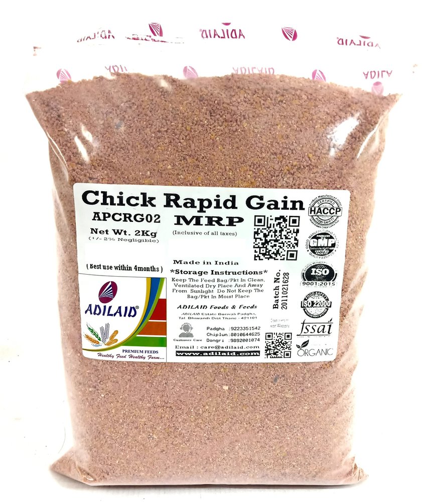 ADILAID Chick Rapid Gain for Small Chickens (2 Kg),Grains