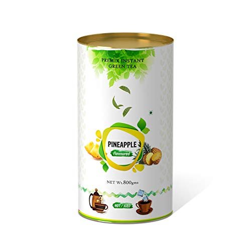 The Tea Planet Pineapple Flavoured Instant Green Tea just add hot water- 1kg